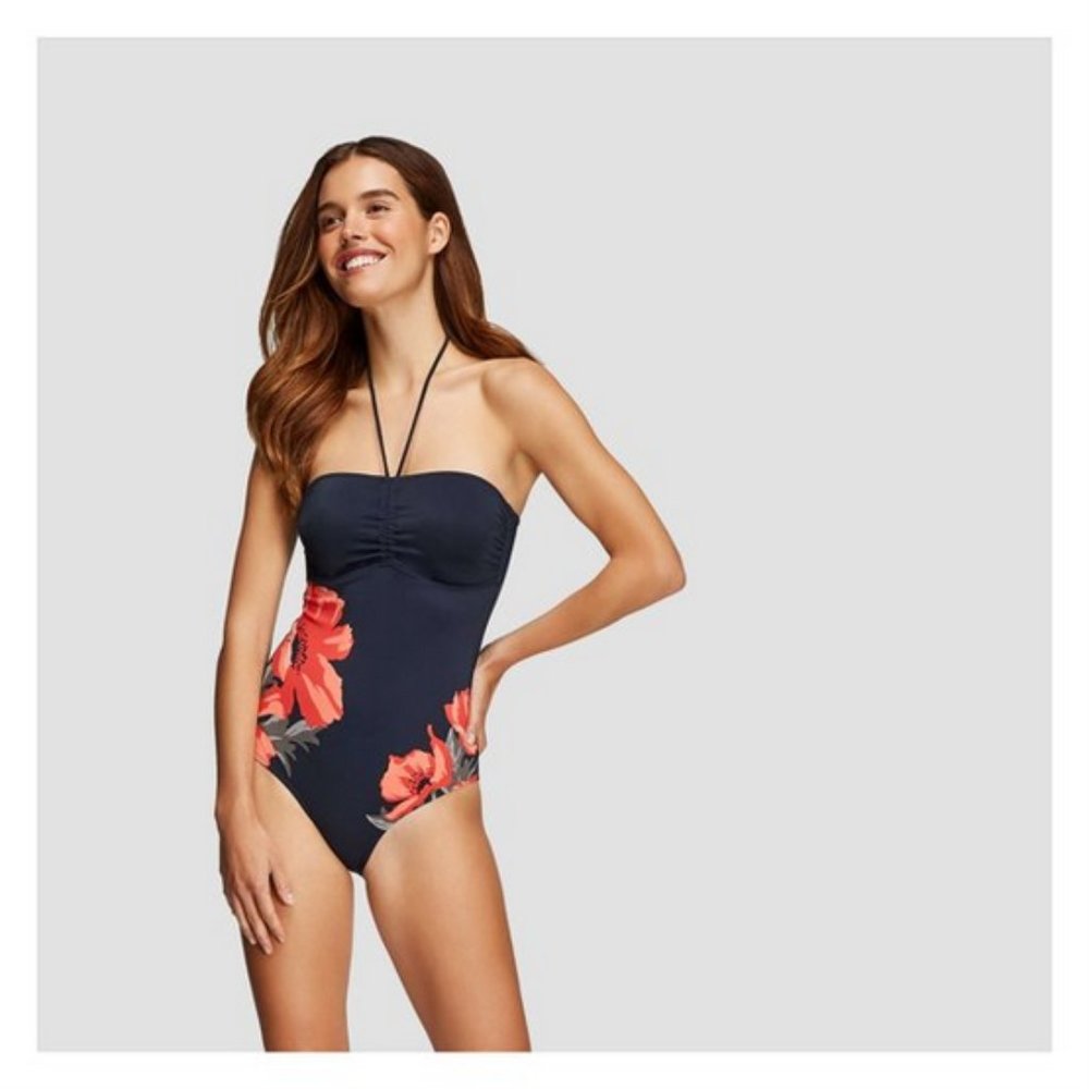 Joe Fresh Halter One Piece Bathing Suit